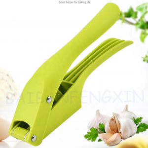 Multifunctional Garlic Press Tool Red Garlic Press Clips Pounding Kitchen Tools Slicing Mub Garlic Press