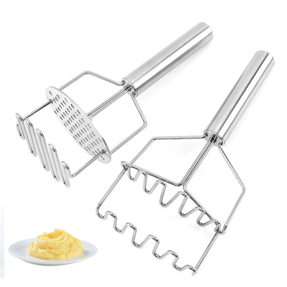 Stainless steel potato ricer and masher double-layer telescopic potato ricer and masher potato grinder vegetables