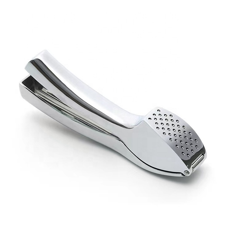 Premium Zinc alloy Garlic Press Sturdy Design Extracts More Garlic Paste Per Clove,  Professional Garlic Mincer & Ginger Press