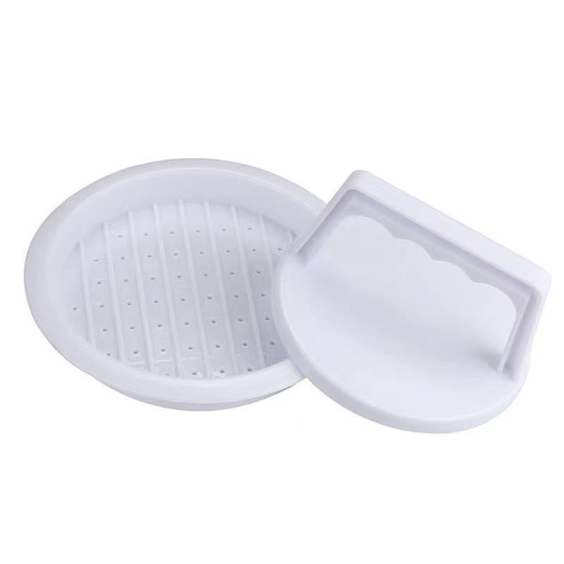 Round Shape Hamburger Press Food-Grade Plastic Meat Beef Grill Burger Press Patty Maker Mold Mould Kitchen Tool