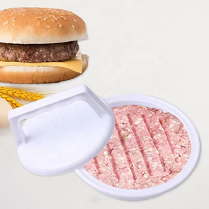 Round Shape Hamburger Press Food-Grade Plastic Meat Beef Grill Burger Press Patty Maker Mold Mould Kitchen Tool