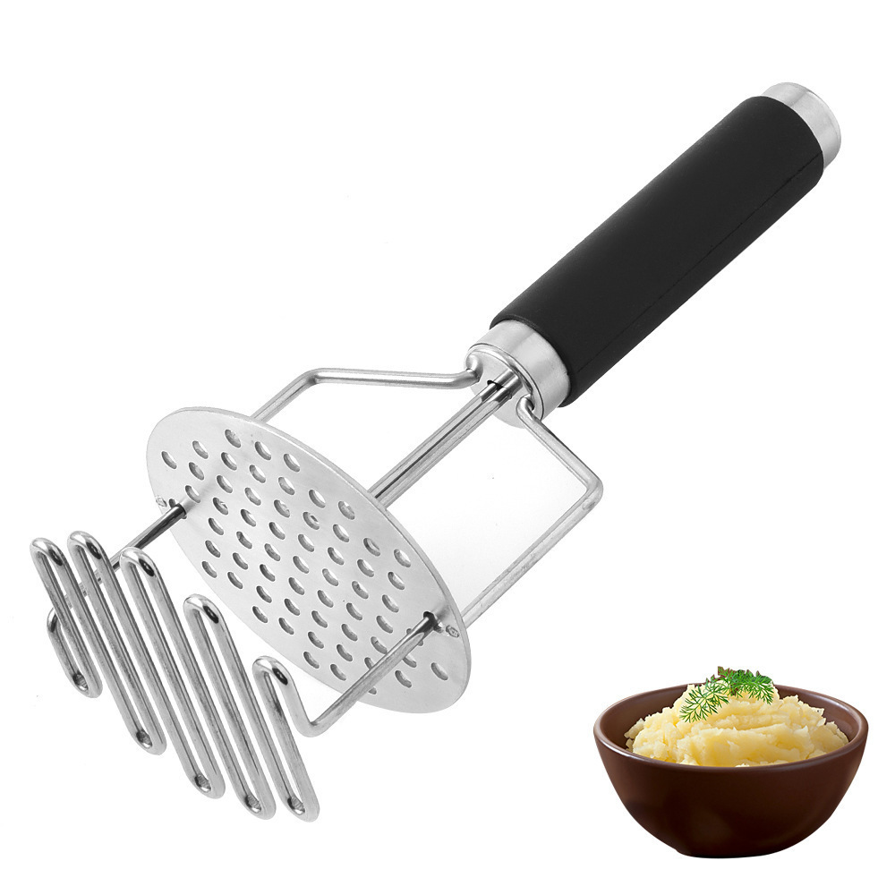 Kitchen Tool Mashed potato crusher Dual Press stainless steel potato masher Hand Press avocado Masher And Ricer