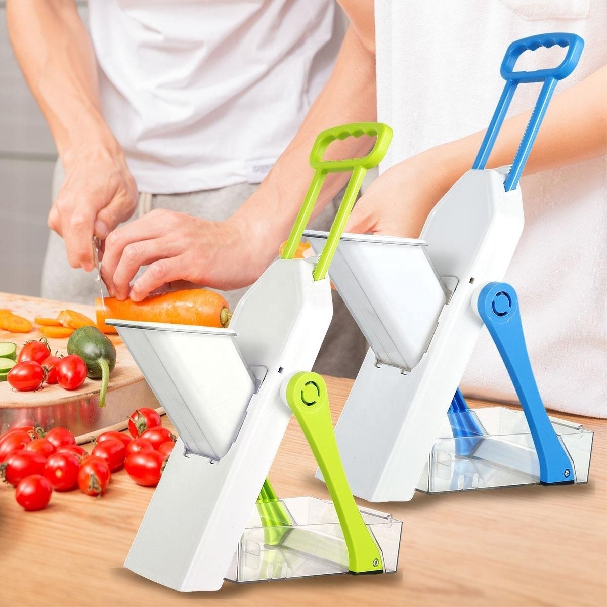 Multifunction Hand Press Food Cutter Garlic Onion Nuts Grinder Mincer Kitchen Accessories Manual Fruit Vegetable Chopper