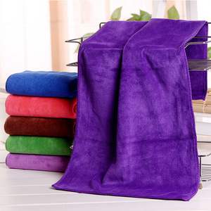 China Factory Wholesales customized microfiber face towel Weft knitting towel for face, hair, salon and hotel. 35x75cm