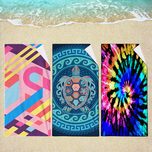 Free Design Custom Beachtowel Beach Towel With Logo Custom Print Fast Shipping Summer Large Beach Towel Microfiber wholesale