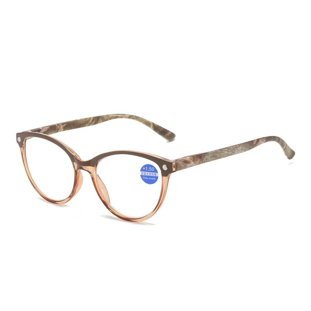 New Anti-Blue Light Fashion Reading Glasses Cross-Border High-Definition Comfortable Reading Glasses for The Elderly Reading