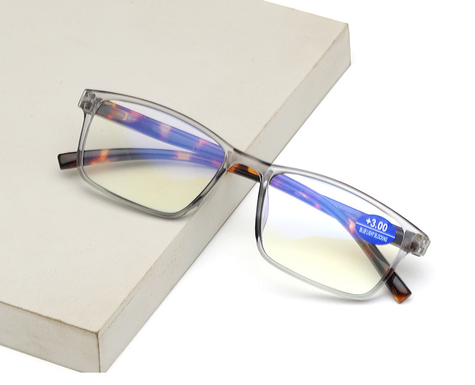 2023 New Ladies Men Fashion Presbyopic PC Frame Plastic Spring Hinge Anti Blue Light Blocking Reader Reading Glasses