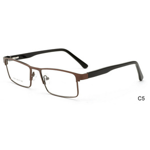 Hot Sale Factory Direct Metal Eye Glasses Unisex Optical steel skin Spectacles Frame