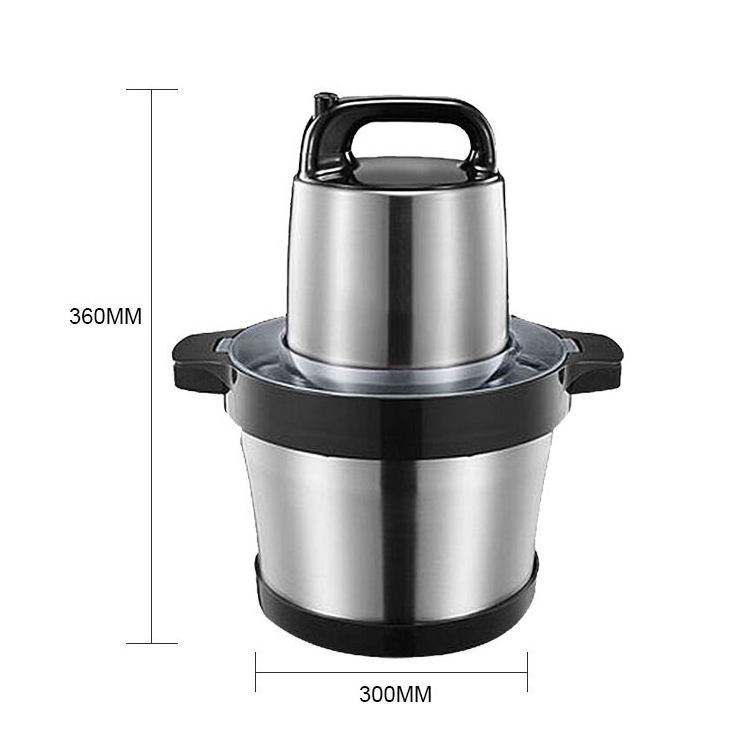 OEM Large capacity stainless steel household commercial electric meat crusher cooking machine stuffing grinder food chopper