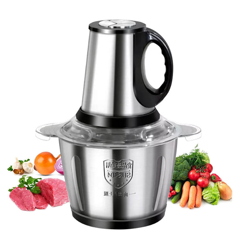 hebei manufacturers kitchen home vegetable meat chopper food processor stainless steel 2l 3l 5l mincer electric meat grinders