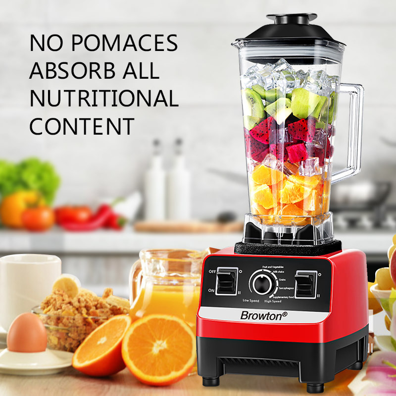 2.0L Commercial Smoothie Blender Kitchen Appliances Electrical Power Chopper Juicer Fruits Blender And Mixer