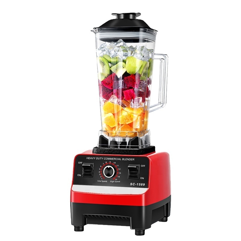 jus mixeur 2 in 1 heavy duty 4500W silver crest sc-1589 jar cup food processor juicer cup smoothie blender and mixer