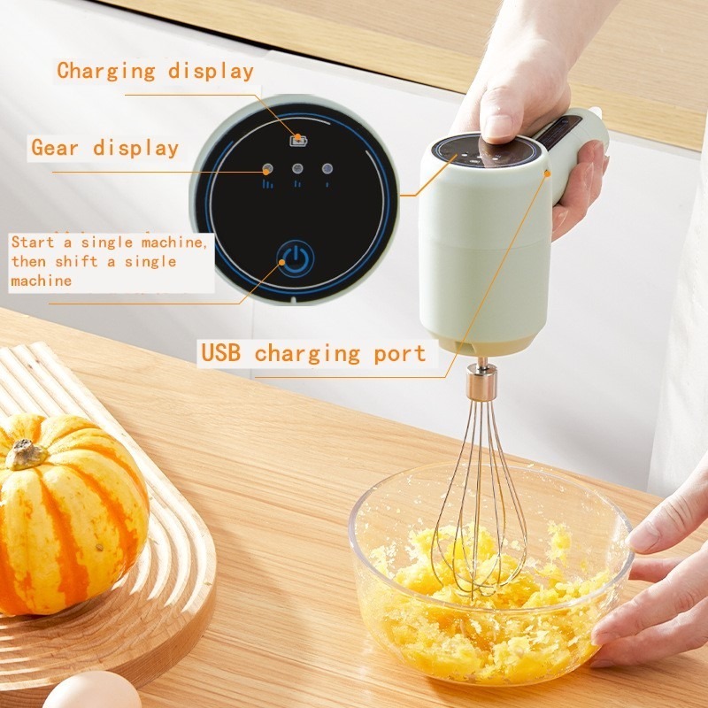 Smart portable electric home small smart kitchen gadgets 2022 kitchen tools & gadgets egg beater whisk