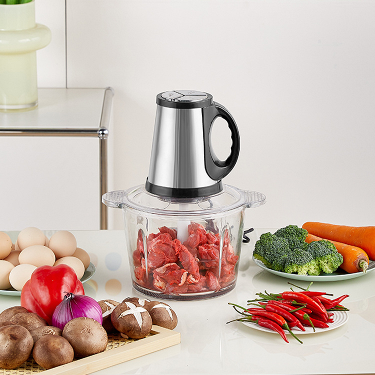 multifunctional 2L 3L meat grinder fufu machine electric grinder and slicer meat and vegetable meat chopper