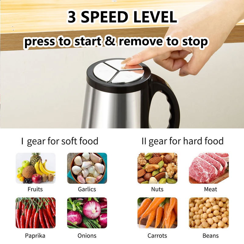 function cutter kitchen chopper manual multi food salad baby electric blender vegetables, appliances onion meat grinder/