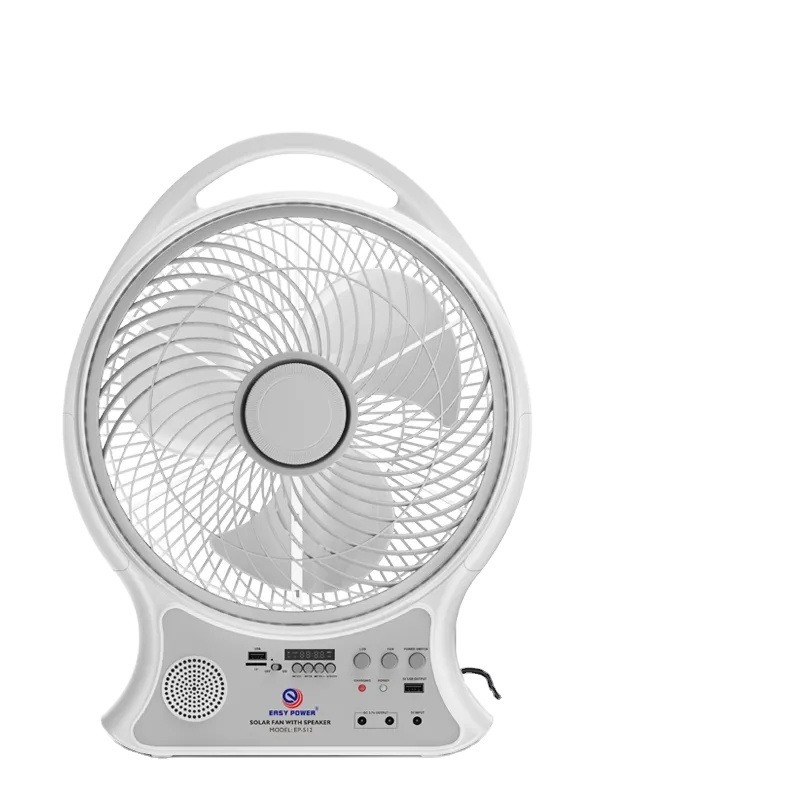 mini desk Fan portable USB table fan long working time AC DC rechargeable solar fan for home