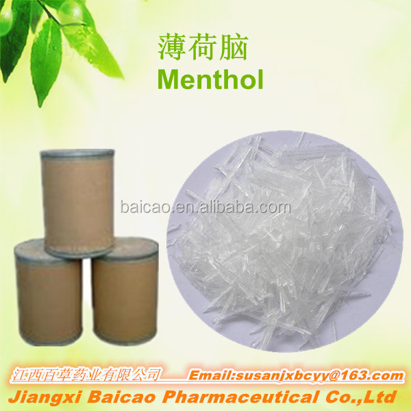 China L-Menthol Crystal(3-p-Manthanol) With competitive price Eucalyptus crystals