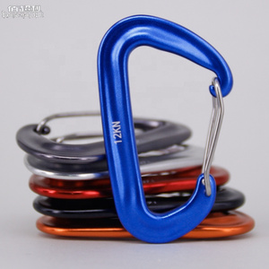 outdoor baichao 8#D steel wire 7075 Aviation Aluminum 12KN carabiner hook Can be used for hammock or yoga etc.