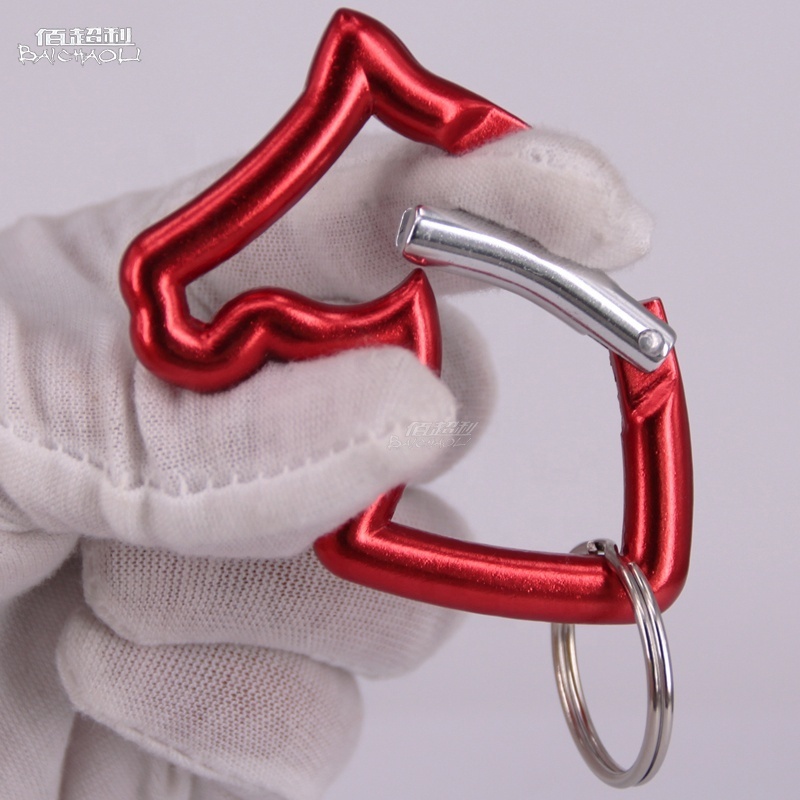 BAICHAOLI horse unicorn 60mm  aluminium alloy snap  carabiner hooks