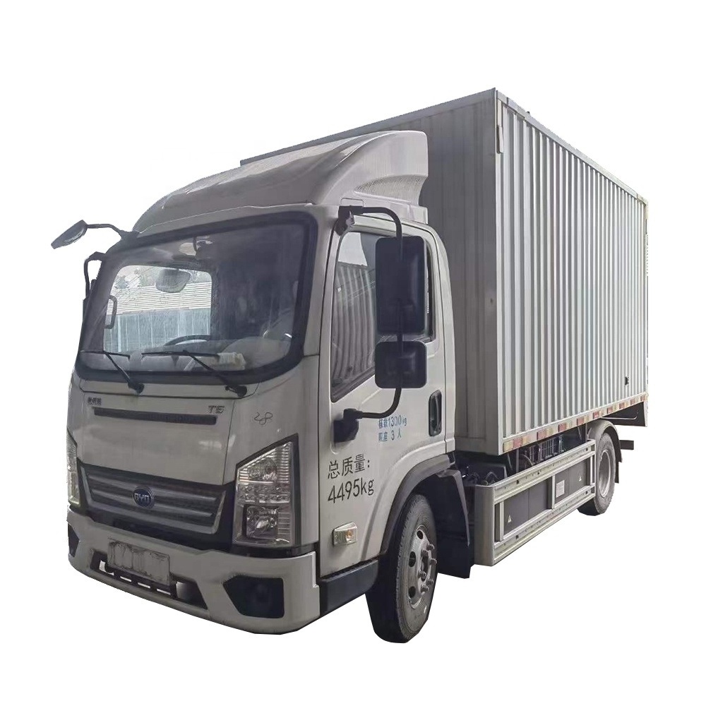 good price BYD  4x4 4x2 116HP cargo trucks mini truck  Engine Automatic Used Electric Truck