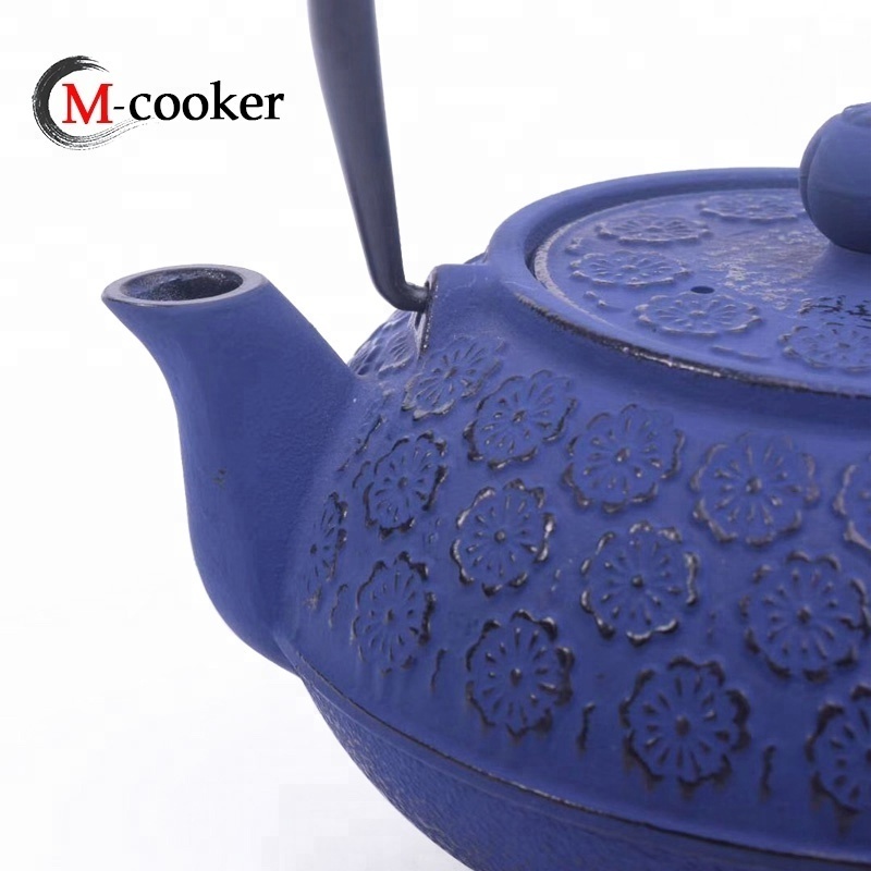 M-cooker high quality chinese enamel tea pot cast iron kettle induction teapot