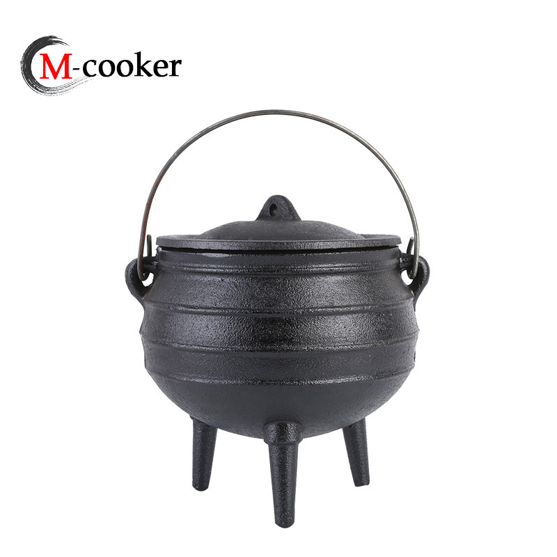 mcooker cheap 3 leg cooking cast iron south african potjie dutch oven pots