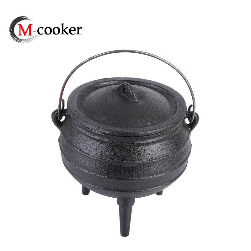 mcooker cheap 3 leg cooking cast iron south african potjie dutch oven pots