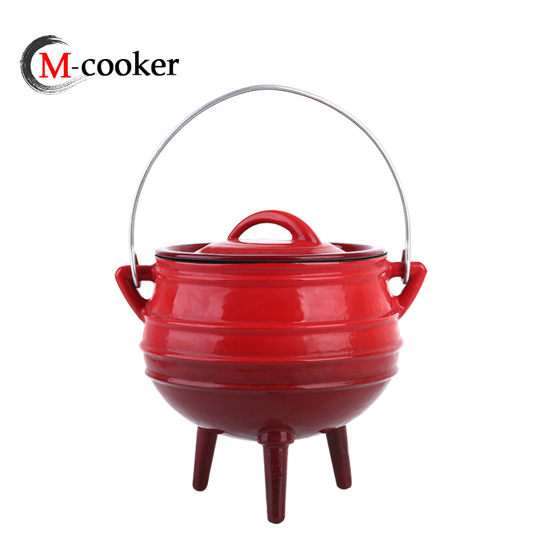 mcooker cheap 3 leg cooking cast iron south african potjie dutch oven pots