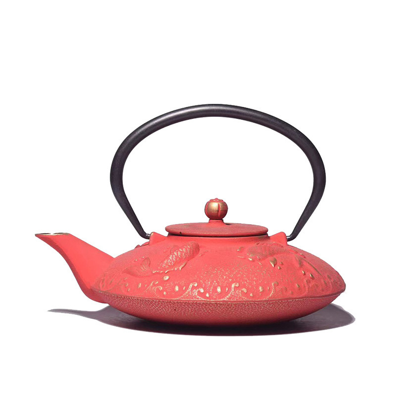 Cheap price chinese antique metal teapots japanese cast iron teapots teapot with metal lid