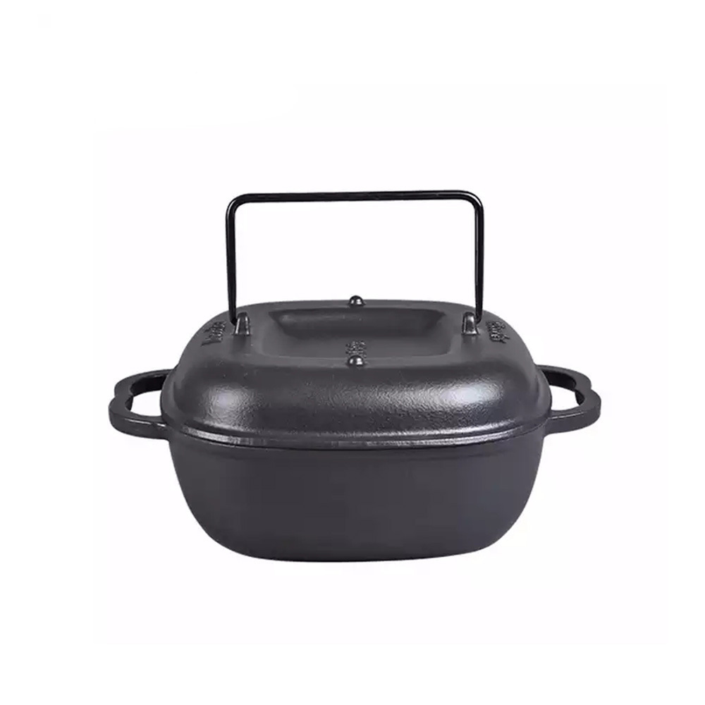 M-cooker new design household roast thickened baked potatoes oven cast iron baked sweet potatoes grill pan with lid