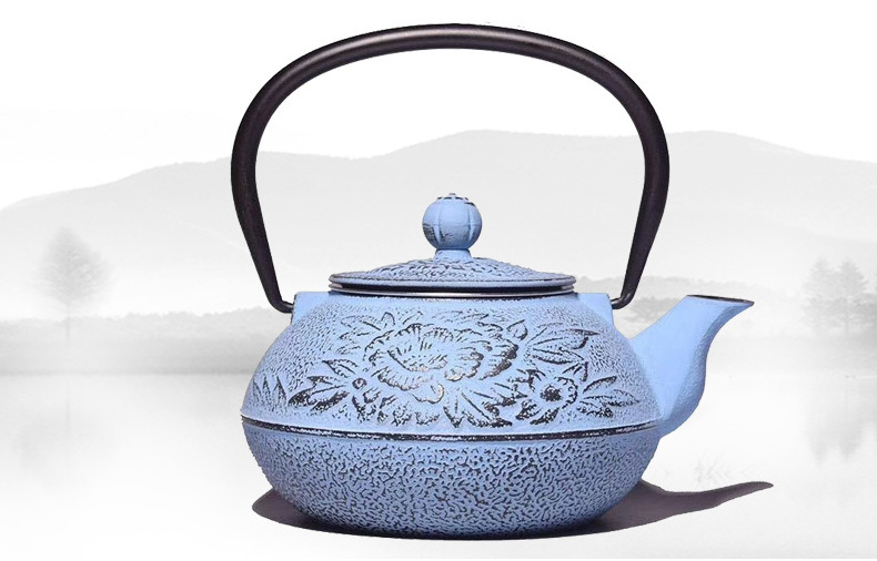 Cheap wholesale enamel cast iron tea kettle Chinese teapots