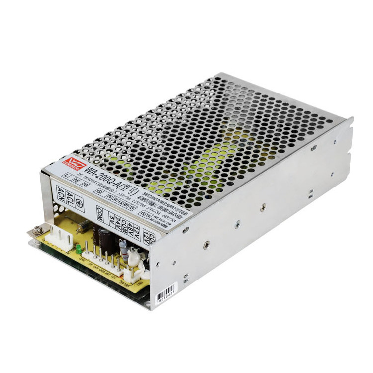 4 Group Quad Output SMPS Multi Voltage 200W Switching Mode Power Supply WA-200Q AC 100-120V/200-240V Selected by Switch