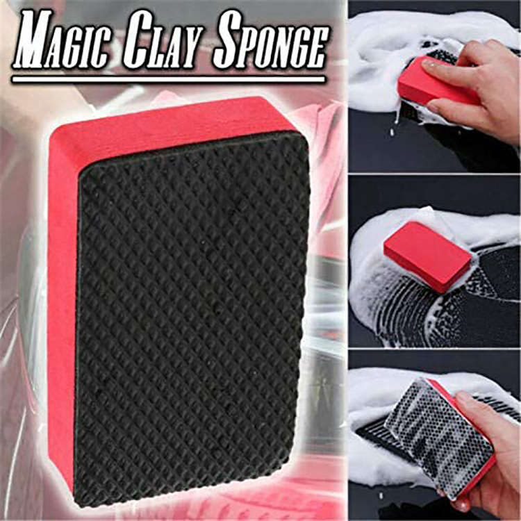 Factory wholesale Car Wash Clay Bar Pad Sponge Brush Auto Cleaning Clay Car Care Washing Tool