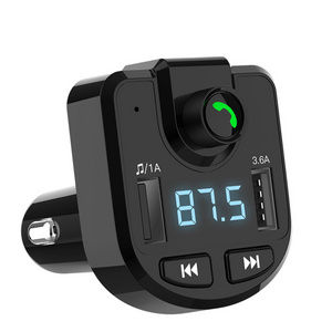 New Multifunction mini dual USB fast phone charger car mp3 player with FM transmitter