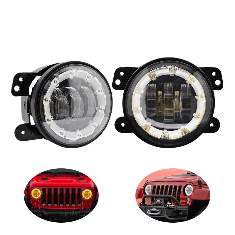 LED 4inch Round LED Fog Light LED Car Headlight Bulbs 40W Projector Spotlight DRL Off-Road auto led light 6000K