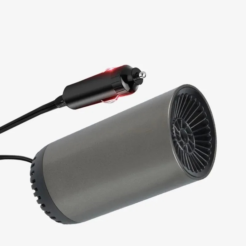 Car Portable  12V/24V Car Heater with Suction Holder Defrosting and Defogging Fan Vehicle Heating Cooling Fan