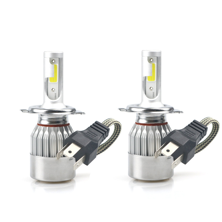 Hot sales C6 LED Headlight Bulb H1 H3 H4 H7 H8 H11 H13 9004 9005 9006 9007 C6 LED Auto Headlamp Light