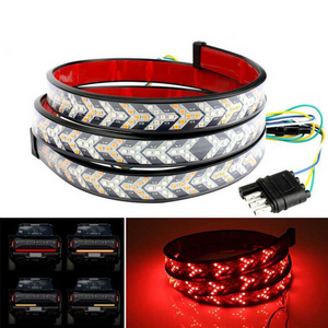 1/ 1.2/1.5/2/2.4M Light Bar Fishbone Car Tail Light Highlight Steering Brake Function Pickup Truck Signal Warning Running Lamp