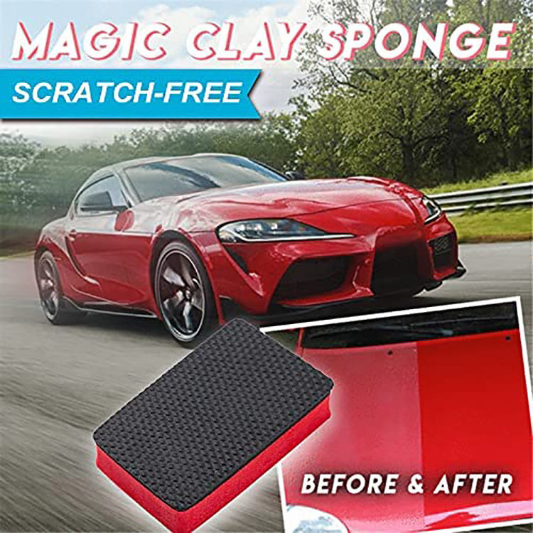 Factory wholesale Car Wash Clay Bar Pad Sponge Brush Auto Cleaning Clay Car Care Washing Tool