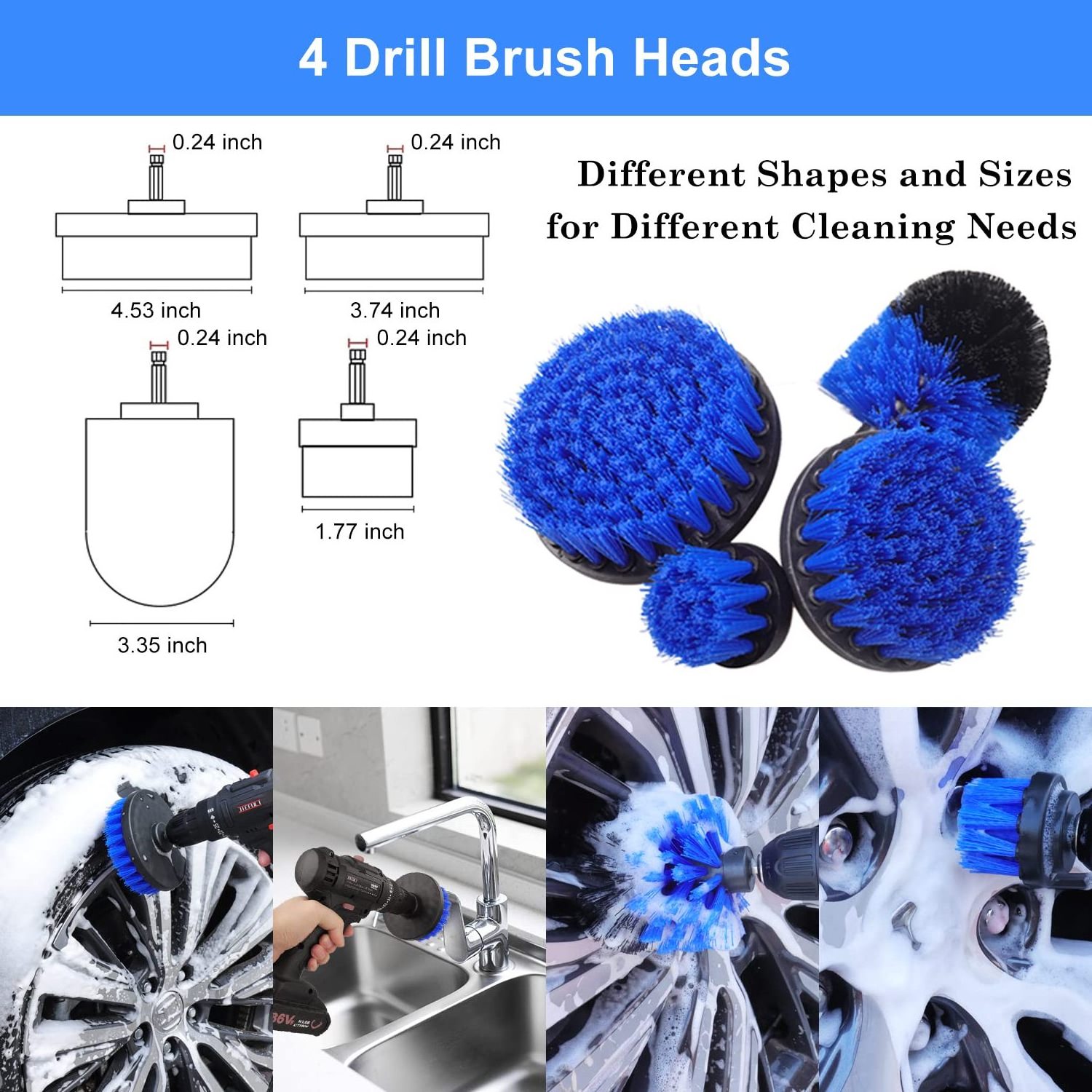 26Pcs Professional Auto Care kit Car Windshield Cleaning Tool Detailing Brush Set for Interior Exterior Washing