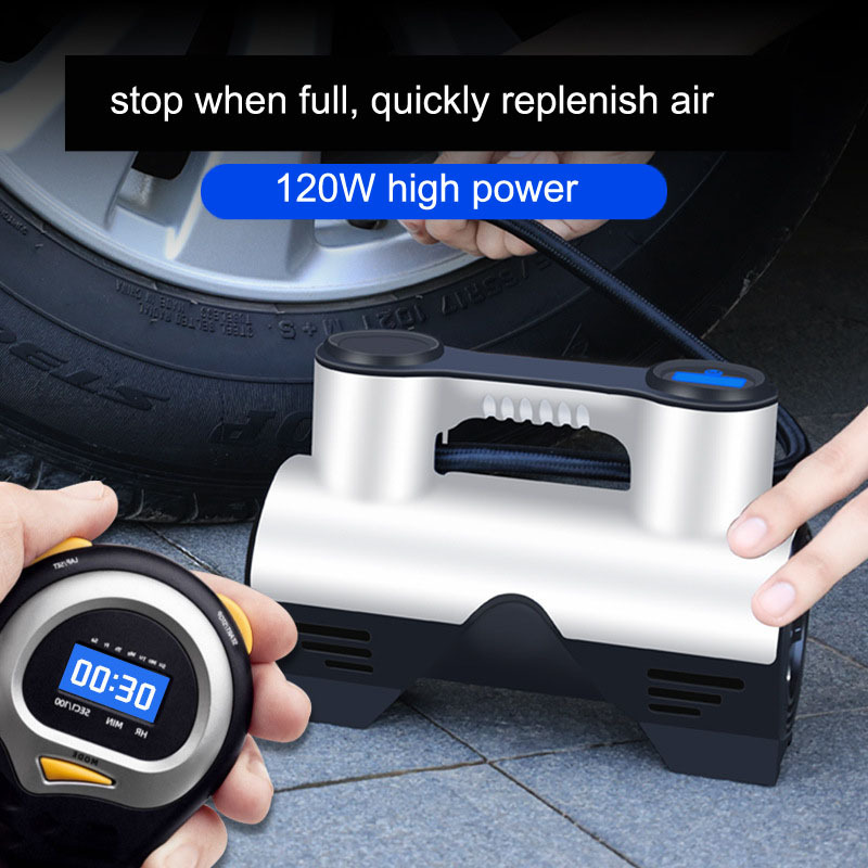 Mini wireless electric automatic handheld rechargeable car tire air pump compressor inflator