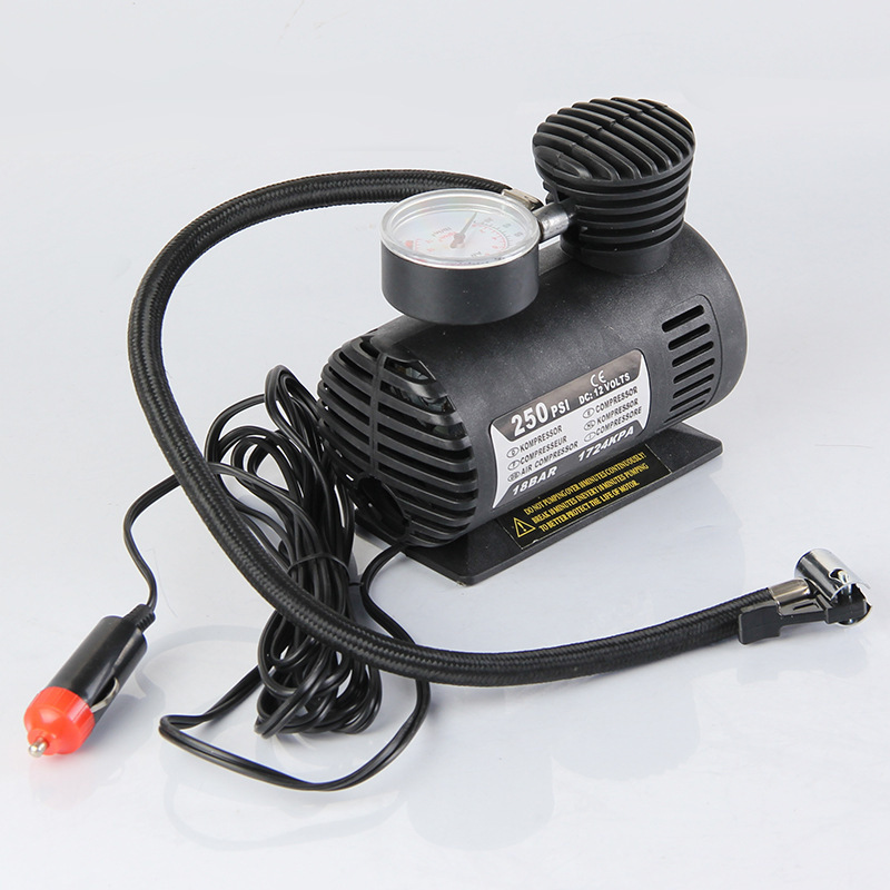 NEW Car mini tire inflator 12V air pump Car inflator Electric air pump 16 cylinder