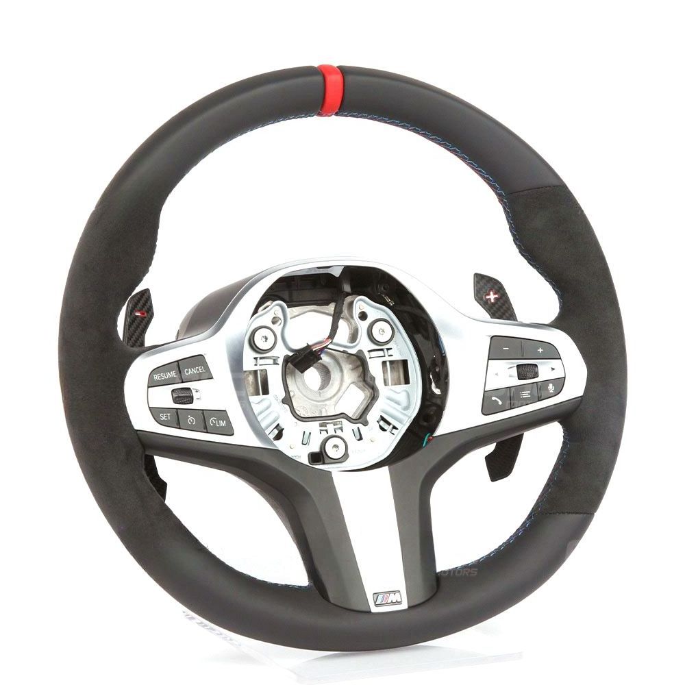 Factory customization Steering Wheel Leather Custom Leather Steering Wheel For BMW Series 1-4, M3,M7,M5,E90