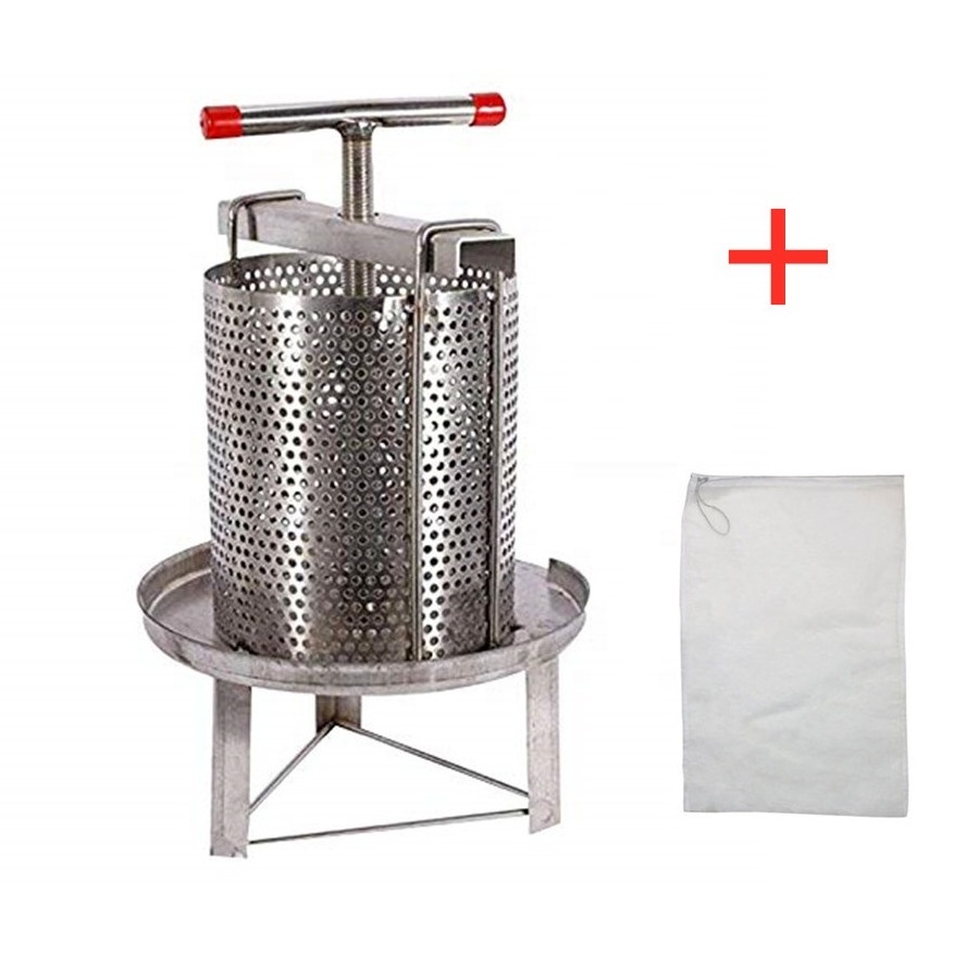 Dual-purpose bee keeping tools Stainless Steel Wax press/Honey press ,Honey bee wax presser for sale