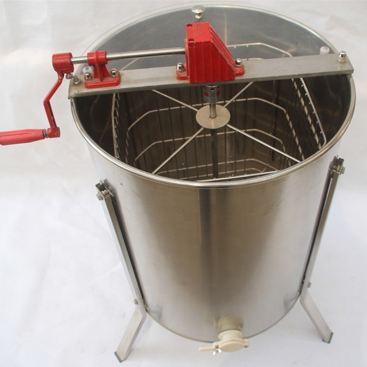 4 Frames Manual Honey Extractor used for processing honey, 4 Frames honey extractor