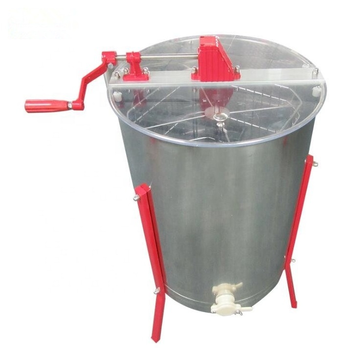 4 Frames Manual Honey Extractor used for processing honey, 4 Frames honey extractor