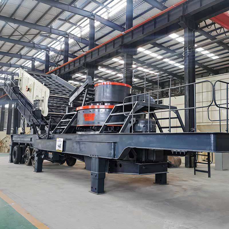 Portable Gravel Crushing Plant, Mobile Stone Crusher, Mobile VSI Sand Making Machine With Vibrating Screen