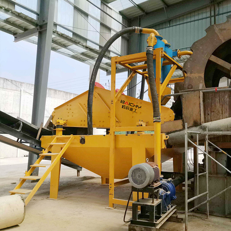 High-Frequency Gravel Gold Fine Sand Washer Recycling Machine Dewatering Vibrating Screen Machine Plant For Sale