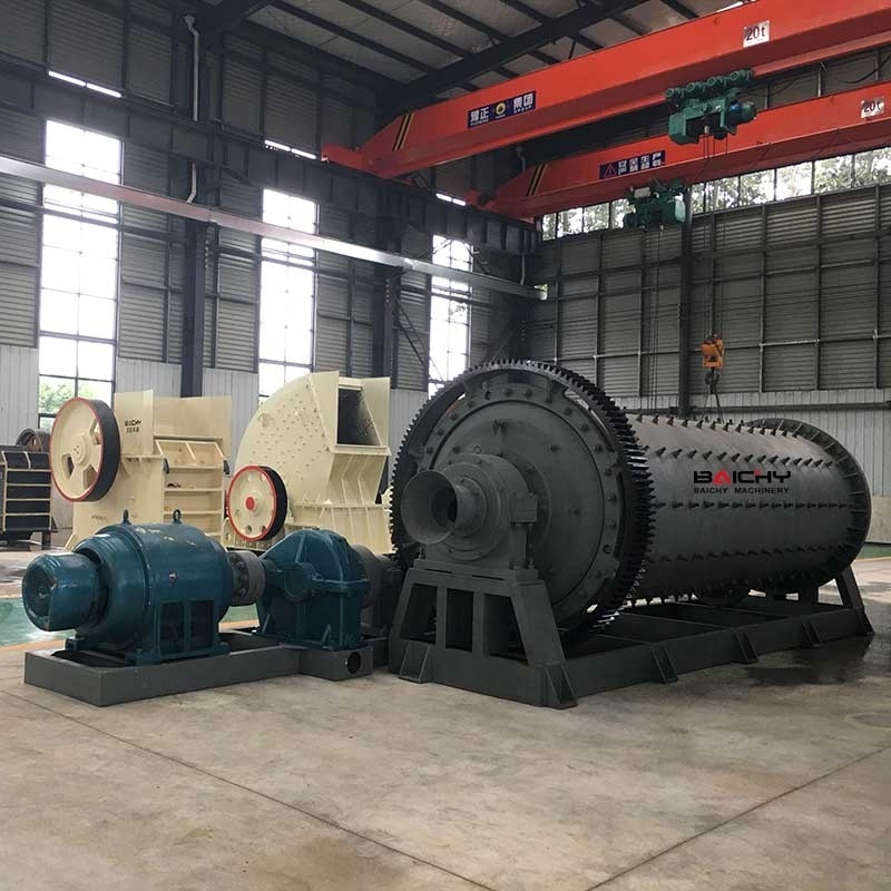 Factory Direct Sale Gypsum Powder Production Line Ball Mill Machine,  Baichy Mining 5-10Tph Ceramic Ball Mill Price List