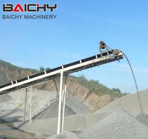 Industrial Sand Stone Belt Conveyor For Quarry, Mine Sand Rubber Conveyor Belt Machine Price, Mining Sand Convey Machinery